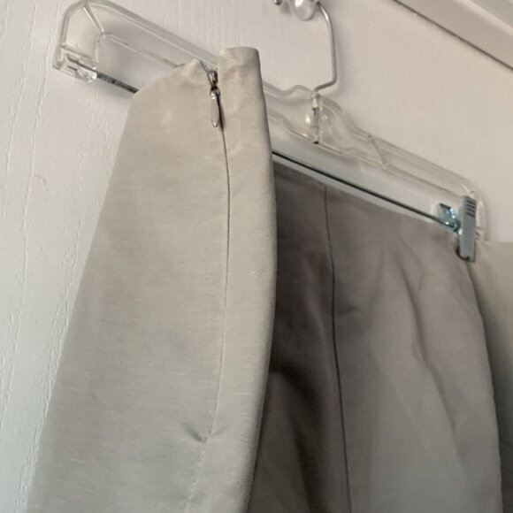 Charter Club Classic Fit Womens Pants Size 14 Gray Cotton Blend Side Zip - Picture 3 of 10